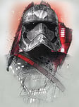 STAR WARS: The Last Jedi Captain Phasma Brushstroke 60x80cm Canvas, Multi-Colour, 60 x 80 x 3.2 cm