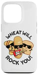 Coque pour iPhone 13 Pro Wheat Will Rock You Funny Food Jeu de mots