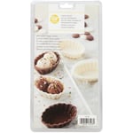 Wilton Candy Mould Coquillage, Moule à Dessert pour Chocolat et Bonbons, Moule à Chocolat, Moule à Pâtisserie en Plastique Qualité Alimentaire, coquillage, Lot de 2