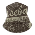 WH-CLA Cache-Col Baseball Sport Typographie Ligue De l'est Los Hommes Cyclisme Femme Multifonctionnel Extérieur Bandanas Protection Solaire Couvre-Chef sans Couture Motocyclisme Cache-Cou