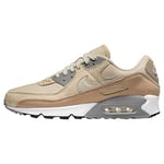 Nike Men's Air Max 90 PRM Sneaker, Hemp/Summit White, 3 UK