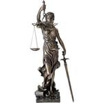 Parastone - Grande statue Justitia Thémis de couleur bronze 73 cm