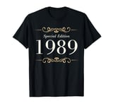 Year Of Birth 1989 Birthday Design Vintage Born In 1989 T-Shirt