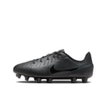 NIKE Tiempo Legend 10 Academy FG JR Sneaker, Black Black Deep Jungle, 38 EU