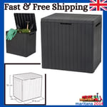 Keter City Outdoor Storage Box Garden Furniture 57.8 x 44 x 55 cm - Graphite