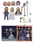 NECA Chucky & Tiffany Ultimate Bride of Chucky 2 Pack Action Figures Official