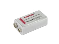 Li-Ion laddningsbart 9V batteri 700mAh