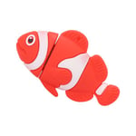 Sarjakuva U Disk Red Clownfish Ulkoasu Nopea Bulk Storage Flash Drive Muistilaite 32GB