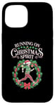 iPhone 15 Running On Christmas Spirit Runners Case