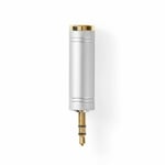 Professional Quality Stereo Headphone Adaptor 6.3mmm Jack Socket to 3.5mm Plug