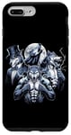 Coque pour iPhone 7 Plus/8 Plus Loup Alpha Loup-garou Meme Male Art Artwork Werewolf Wolf