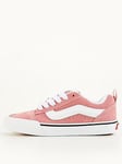 Vans Women's Knu Skool Trainers - Light Pink, Light Pink, Size 6, Women