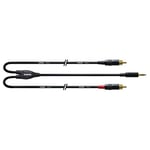 CORDIAL CABLES Câble Y bretelle minijack/2 Rca longs 1,5 m CÂBLES BRETELLE Essentials Mini-Jack / RCA