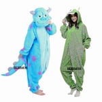 Xxl Vuxen Barn Kigurumi Ny Ankomst Djur Cartoon Blå Hund Onesies Pyjamas Jul Juldräkt Z Sully Xl