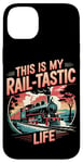 Coque pour iPhone 14 Plus Rail-Tastic Life Locomotive de train