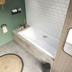 Baignoire 170x70 cm Lodge en Puretex blanc Allibert