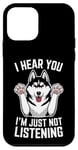 Coque pour iPhone 12 mini Husky de Sibérie Drôle Husky de Sibérie