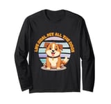 Life Goal Pet All The Dogs For Women Kids Funny Dog Long Sleeve T-Shirt