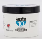 KERATIN 10 Extreme Rehydration TREATMENT BUTTER 500ml Gum Hair Salon