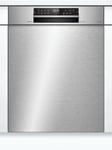 Bosch Series 8 14 Place Setting Built Under Dishwasher Stainless Steel - SMU8EDS01A