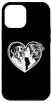 iPhone 12 Pro Max Saint Bernard Mom Dog Art Valentine's Day Heart Case