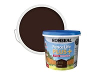  Ronseal Fence Life Plus+ Dark Oak 5 litre RSLFLPPDO5L