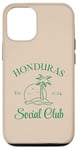 Coque pour iPhone 15 Honduras Social Club Voyage en plein air Honduras Vacances