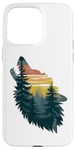 Coque pour iPhone 15 Pro Max Loup Randonnée Chasse Plein Air Camping Forêt Homme Femme Loup