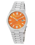 Citizen Tsuyosa Stainless Steel Orange Dial Automatic NJ0151-88Z Men's Watch