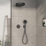 Hansgrohe ShowerSelect Comfort S dusjbatteri, sort krom