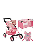 Cosatto Little Woo Dolls Pram Travel Set - Unicorn