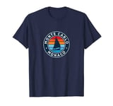 Monte Carlo Monaco Vintage Sailboat Retro 70s T-Shirt