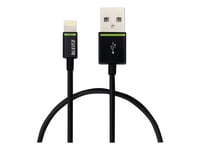 Leitz - Lightning-Kabel - Usb Hann Til Lightning Hann - 30 Cm - Svart