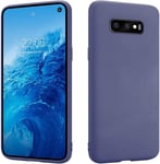 Hsp Coque Bleue Compatible Avec Samsung Galaxy S10e | Étui En Silicone Tpu De Qualité Supérieure | Pour Le Chargement À Induction | Résistant Aux Rayures Et Aux Chocs | Surface Mate | Mince