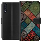 Samsung Galaxy A50 Svart Plånboksfodral Eterisk Elegans