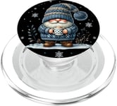 Holiday Gnomes With Pumpkin Spice Coffee Mug For Christmas PopSockets PopGrip pour MagSafe