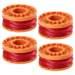 Worx WA0010 Set med 10 - Linetrimmerfot för buskröjare/kantskärare - 4-pack, - för WG150 WG151 WG152 WG155, WG165  Trädgård, Gräsmatta, Tillbehör, Underhåll