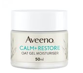 Aveeno Face CALM+RESTORE Oat Gel Moisturiser 50ml New and Boxed