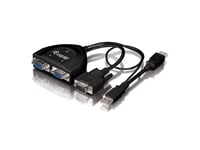 EQUIP Cable VGA Splitter 2port  450MHz  UltraCompact  black