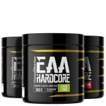 3 x EAA Hardcore Aminohapot 360 g