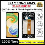 For Samsung A04s| SM-A047F LCD Replacement Touch Screen Digitizer Display Frame