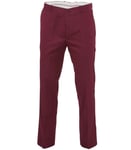 Relco Mens Stay Press Burgundy Trousers Sta Press Retro Mod Skin Skinhead Ska