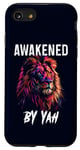 Coque pour iPhone SE (2020) / 7 / 8 Awakened By Yah Hébreu Israélite Lion de Juda Yahweh juif