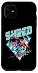 Coque pour iPhone 11 Shred Shirt Vintage Freestyle Ski Costume années 80 Rétro Ski