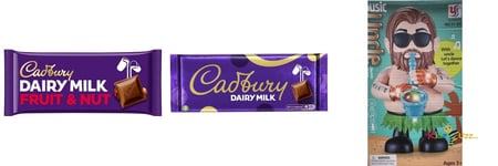 Music Uncle Toy For Kids & Mix 2 Best Cadbury Dairy Milk Chocolate Bar-180g