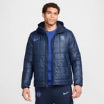 Chelsea Vinterjakke Nsw Synthetic Fill Fleece - Navy/hvit - Nike, størrelse Medium