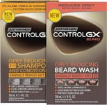 Just for men Control GX-Grey Reducing 2-in-1 Shampoo & Conditioner for Grey Hair