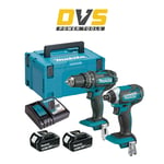 Makita DLX2131TJ 18v LXT 2 Piece Kit with 2 x 5Ah Batteries, Charger and Case