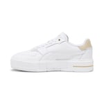 Puma Cali Court Match 39309402 Womens White Leather Lifestyle Trainers Shoes