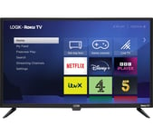 32" LOGIK L32RHE23 Roku TV  Smart HD Ready HDR LED TV, Black